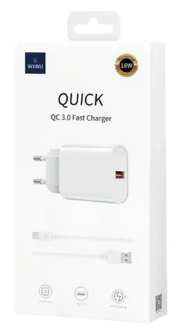 Зарядное устройство Wiwu Quick QC 3.0 Fast Charger (Wi-U022)