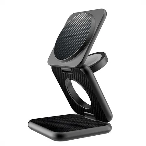 Беспроводное зарядное устройство Wiwu Kevlar 3 in 1 Wireless Charger Wi-W035