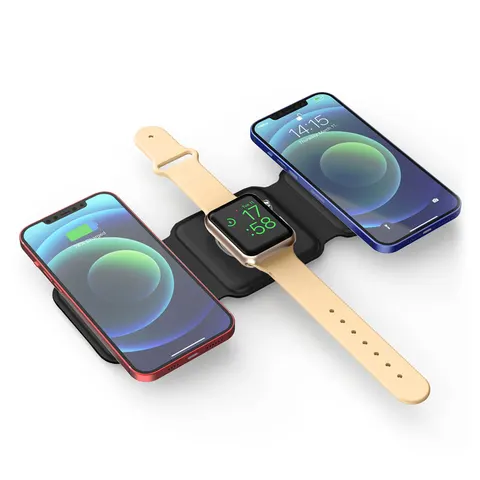 Беспроводное зарядное устройство Wiwu Power Air 3 in 1 Wireles Charger M6