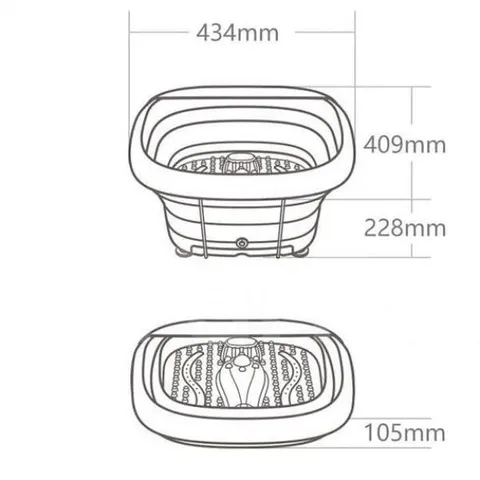 Массажная ванна для ног LeFan Leravan Folding Foot Bath
