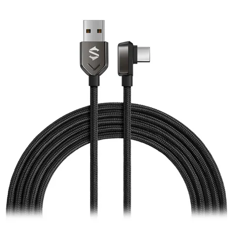 Black Shark Right-angle USB-C to USB-A Cable