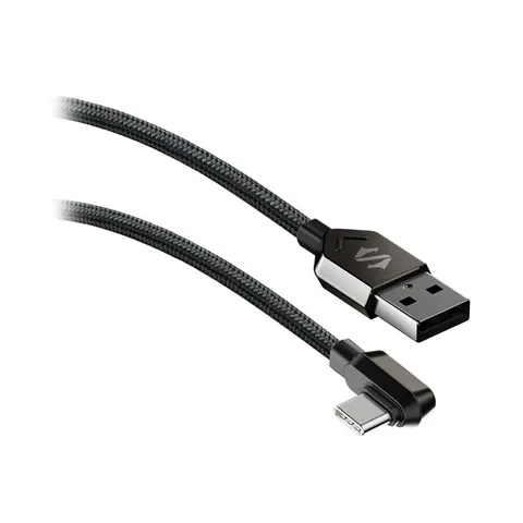 Black Shark Right-angle USB-C to USB-A Cable