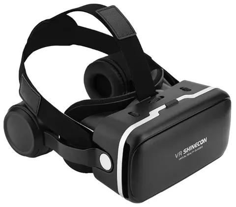 Очки виртуальной реальности VR SHINECON (с наушникам и джойстиком)