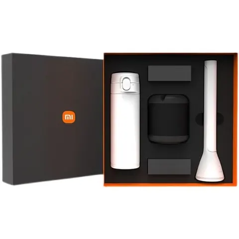 Подарочный набор Xiaomi Gift Box 2 (Термокружка+колонка+светильник)