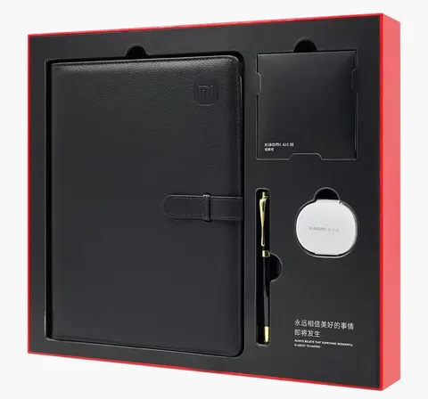 Подарочный набор Xiaomi Gift Box (беспроводной наушник, ручка, блокнот)