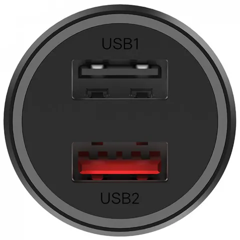 Автомобильное зарядное устройство Mi с двумя USB-портами (37Вт)