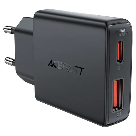 Зарядное устройство Acefast A69 PD30W GaN USB-C ULTRA-THIN