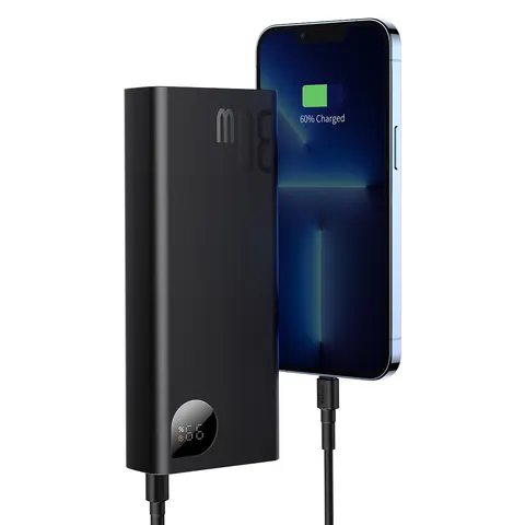 Внешний аккумулятор Baseus Adaman Metal Digital Display Quick Charge Power Bank 20000 mAh 30W