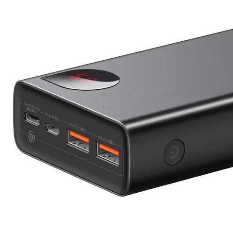 Внешний аккумулятор Baseus Adaman Metal Digital Display Quick Charge Power Bank 20000 mAh 65W