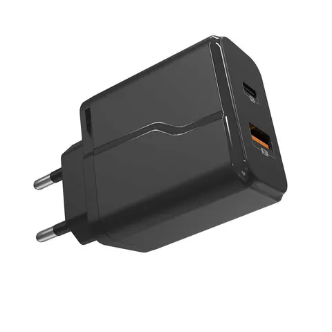Блок питания Porodo GaN PD/QC с Lightning кабелем 20W