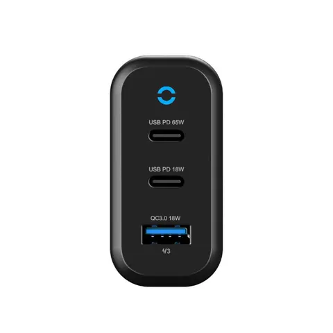 Блок питания Powerology GaN PD/QC 65W