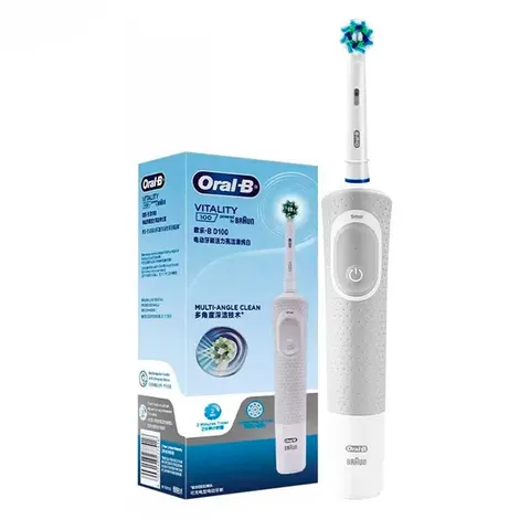 Электрическая зубная щётка Oral-B вращающаяся, с зарядной базой (D100)
