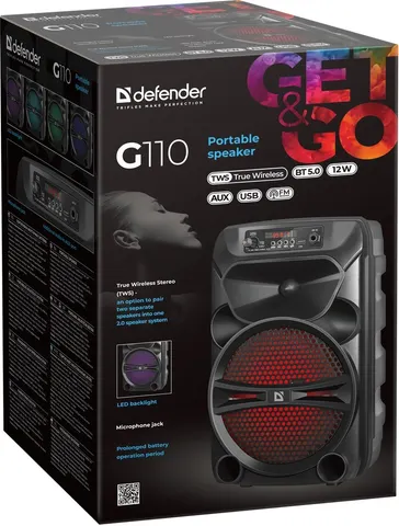 Портативная караоке колонка Defender G110