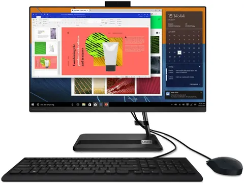 Моноблок Lenovo IdeaCentre AIO 3 24 ITL6 23.8" Intel Core i5-1135G7 11th Gen/ Intel Iris Xe Graphics (8+128GB SSD+1Tb HDD) KB+Mouse