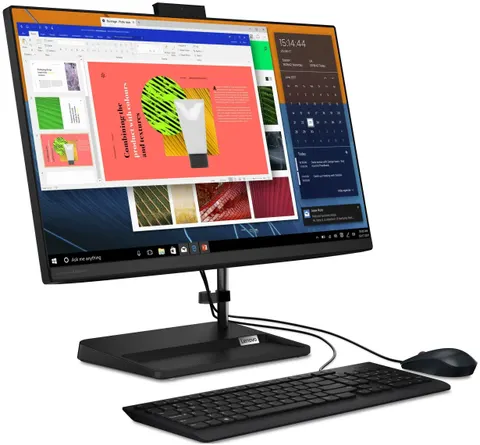 Моноблок Lenovo IdeaCentre AIO 3 24 ITL6 23.8" Intel Core i5-1135G7 11th Gen/ Intel Iris Xe Graphics (8+128GB SSD+1Tb HDD) KB+Mouse