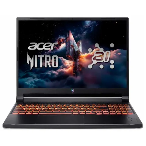 Ноутбук Acer Nitro V 16 AI ANV16-61-R0YW 16" WUXGA IPS 180Hz / AMD Ryzen AI 7 350 / NVIDIA GeForce RTX 5060 8GB (16GB + 1TB SSD) Win 11