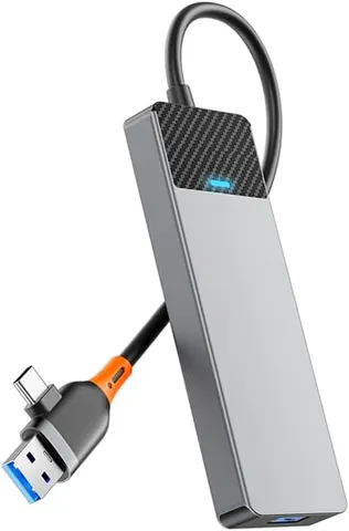 Адаптер-переходник Wiwu Linker 4 in 1 USB-A/C HUB A431C