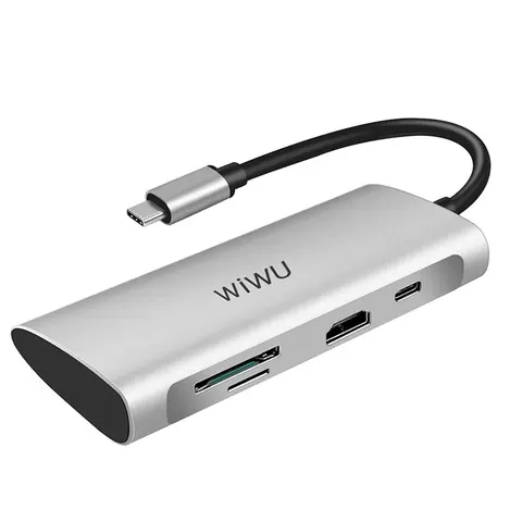 Адаптер-переходник Wiwu Alpha 7 in 1 USB-C Hub A731HP