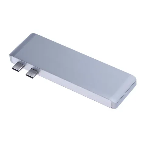 Универсальный адаптер c Type-C на 2xUSB/1xmicroSD/1xSD/2xType-C
