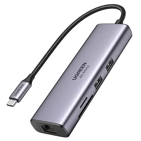 Универсальный адаптер UGreen Dock Adapter  7 в 1 4K (CM512/60515)