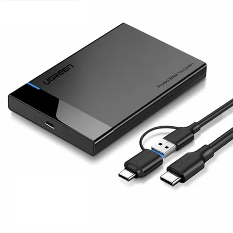 Внешний бокс UGreen для 2,5" Hard Drive Enclosure with USB-C Port (US221/60735)