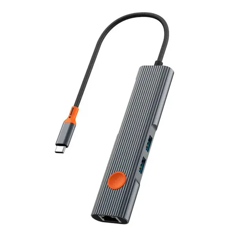 Адаптер-переходник Wiwu Wi-HB005 Travelling 5in1 USB-C Hub
