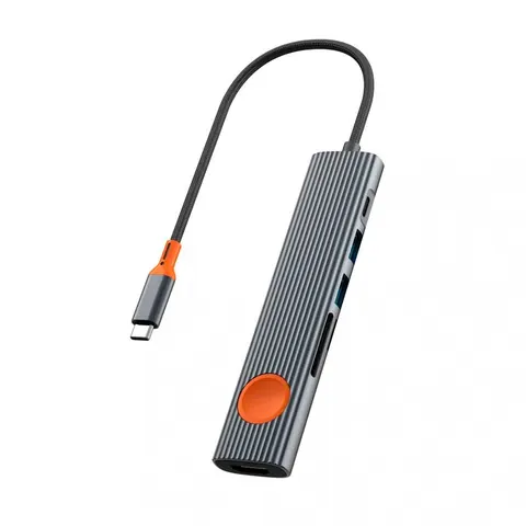 Адаптер-переходник Wiwu Wi-HB007 Travelling 7in1 USB-C Hub