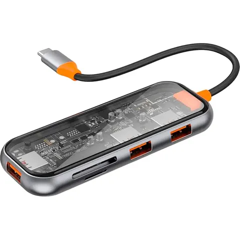Адаптер-переходник Wiwu Cyber Hub 5 in 1 USB-C Hub