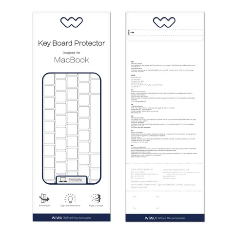 Накладка на клавиатуру Wiwu Keyboard Protector MacBook Air 13 (A1932), Pro 13/15 (A1425 / A1502 / A1398)