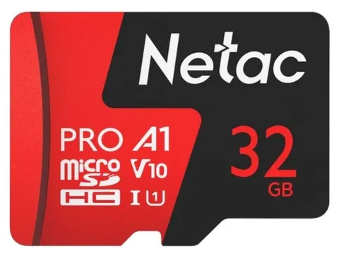 Флешка Netac Micro SDXC P500 32GB V10 A1