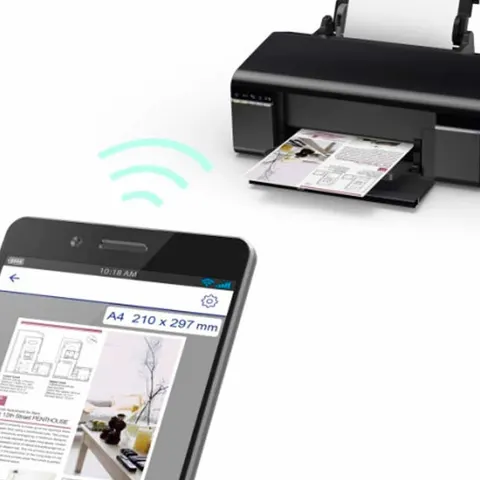 Струйный Принтер Epson L805 (СНПЧ, Wi-Fi, цветная печать)