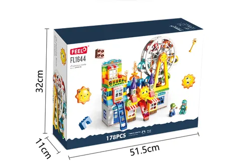 Детская игрушка Feelo Bulding Blocks (178) +1 платформа