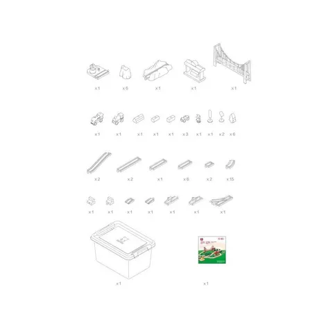 Детская железная дорога Xiaomi Mi Toy Train Set (MTWJ02MT)