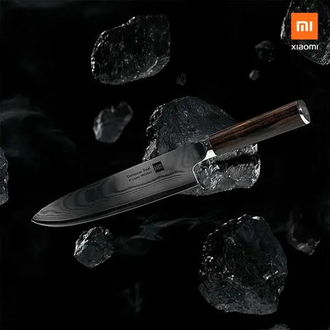Набор кухонных ножей Xiaomi HuoHou Damascus Knife Set Ling Series