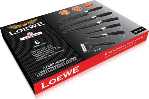 Набор кухонных ножей LOEWE (LW-15773)