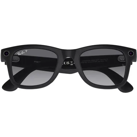 Солнцезащитные очки Ray-Ban Meta Wayfarer RW4006, Matte Black / Graphite Gradient Polarized