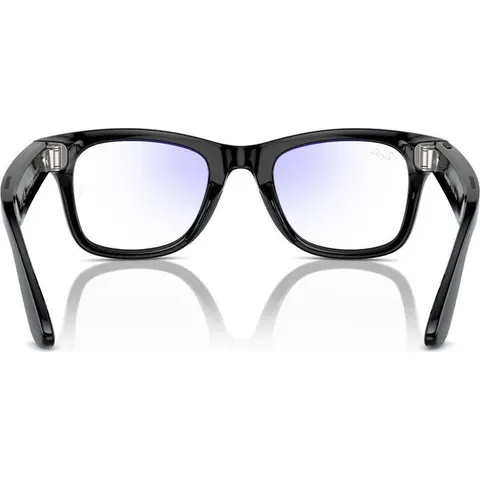 Солнцезащитные очки RayBan Meta Wayfarer RW4006 Shiny Black Clear