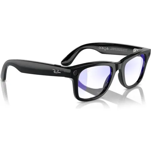 Солнцезащитные очки RayBan Meta Wayfarer RW4006 Shiny Black Clear