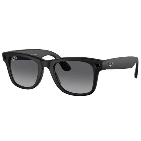 Солнцезащитные очки RayBan Meta Wayfarer RW4008 Matte Black Polar Gradient Graphite