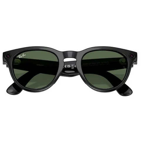 Солнцезащитные очки RayBan Meta Headliner Gen 2 Shiny Black Transition Graph. Green