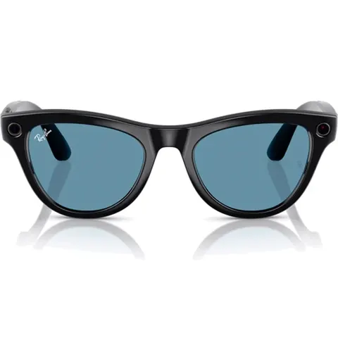 Солнцезащитные очки Ray-Ban Meta Headliner Gen 2 RW4013, Shiny Black / Clear-Sapphire Transitions