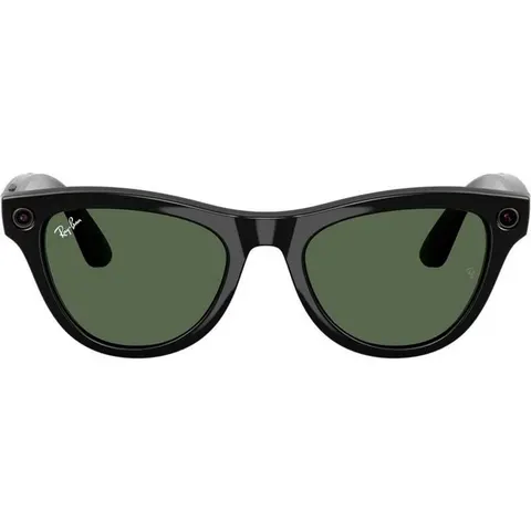 Солнцезащитные очки Ray-Ban Meta Skyler Gen 2 RW4014, Shiny Black / G-15 Green