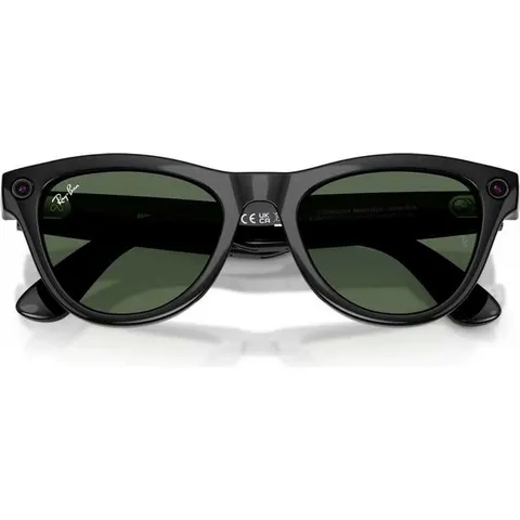 Солнцезащитные очки Ray-Ban Meta Skyler Gen 2 RW4014, Shiny Black / G-15 Green