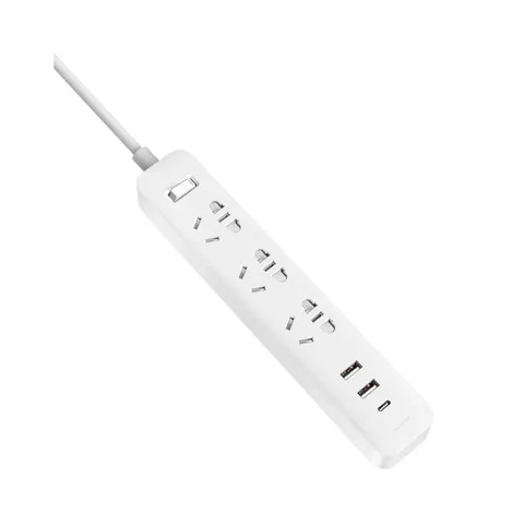 Удлинитель Xiaomi Mi Power Strip 3 розетки, 3 USB 20W PD Type-C