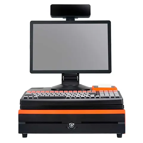 POS Моноблок с клавиатурой CY20 Single screen+led 8 display. 15.6 '/i5-3Gen/DDR3 8Gb/SSD 128Gb/WiFi/Lan/58 Print/Display non touch