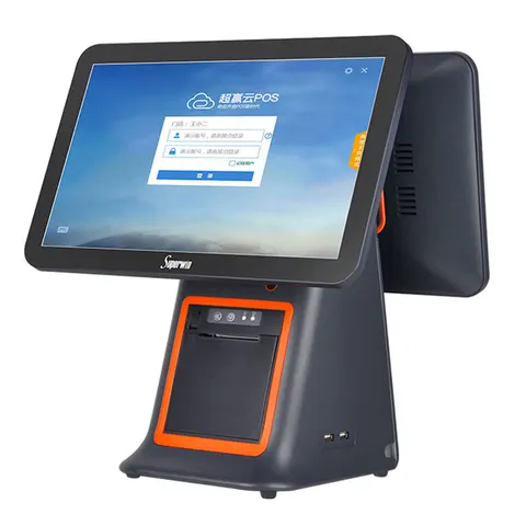 Моноблок сенсорный SuperWin CY-95 (15.6 двойной экран), CPU i5-Gen3, DDR8Gb/SSD128Gb/80мм Print,,Wi-Fi,Lan, BT,HDMI,VGA,3USB3.0+4USB2.0