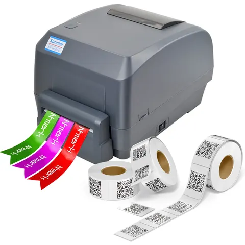 Термотрансферный принтер Xprinter XP-H500BC 203 DPI с автообрезкой