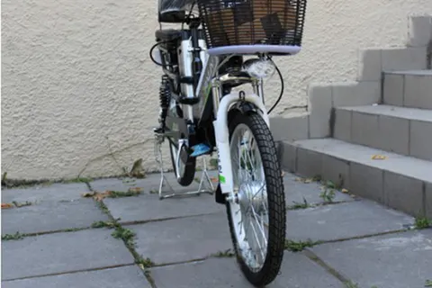 Электровелосипед с корзинкой усиленный (60V 10A)