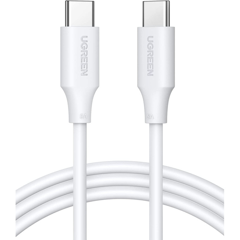 Кабель Ugreen USB-C to USB-C 100W, PD Fast Charge 2M (15174)