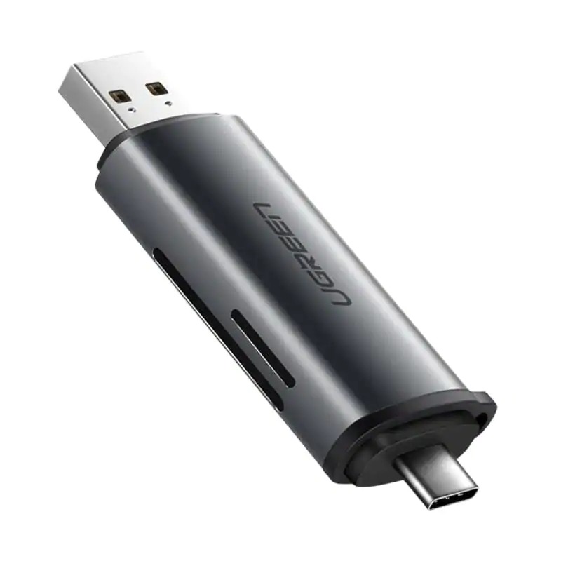 Картридер Ugreen USB-C/USB-A Card Reader (CM185/50706)